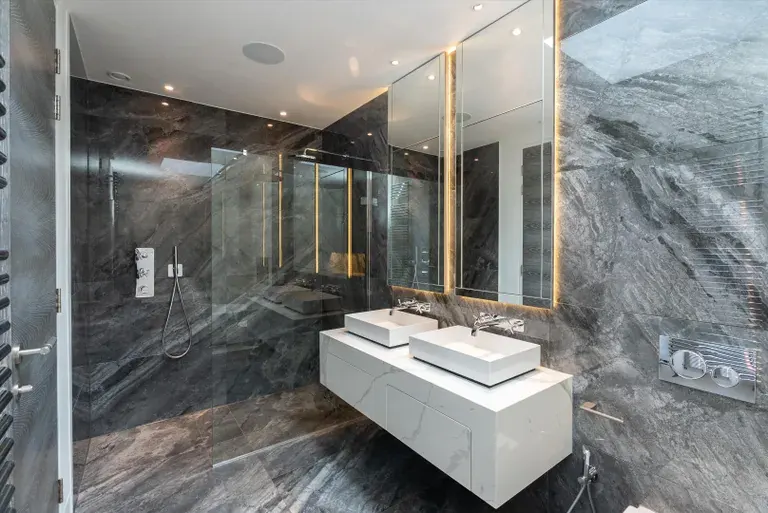 Interior of a completed luxury residence at Ullswater Close
